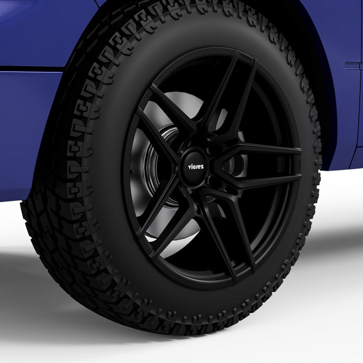 Vicrez VXC Matte Black Wheel (22 Vicrez VXC Matte Black Wheel (22