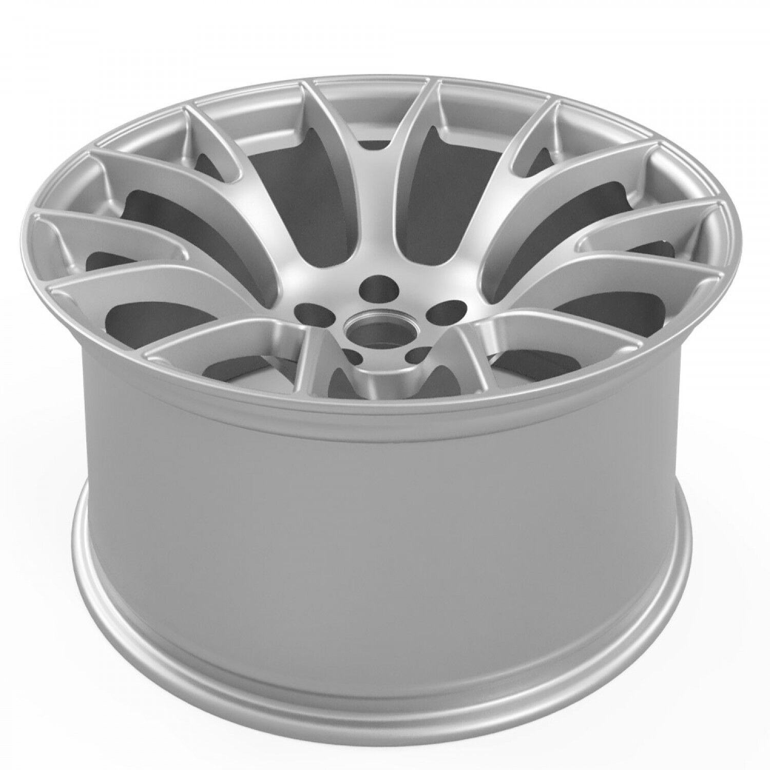 Hellcat Style Widebody Matte Silver Wheel (20