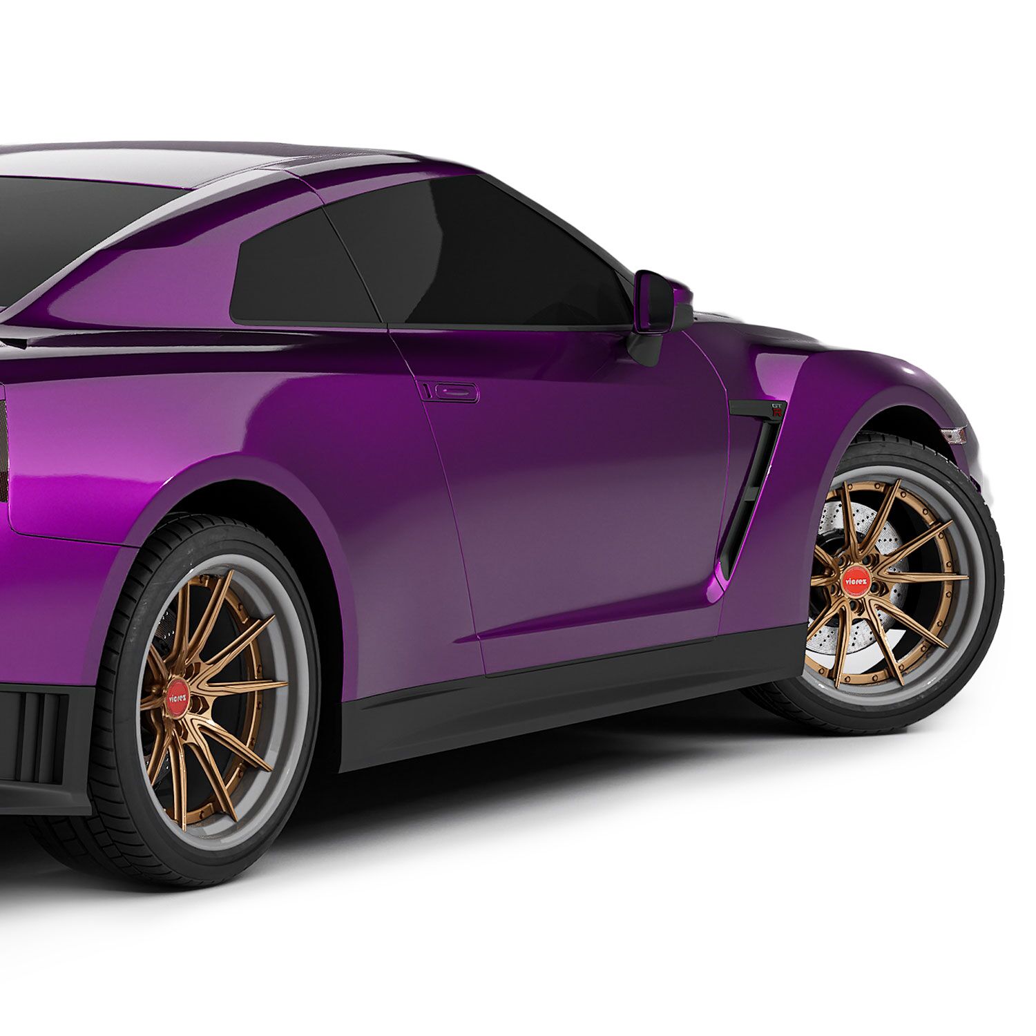 Vicrez Vinyl Car Wrap Film vzv10262 Metallic Gloss Purple