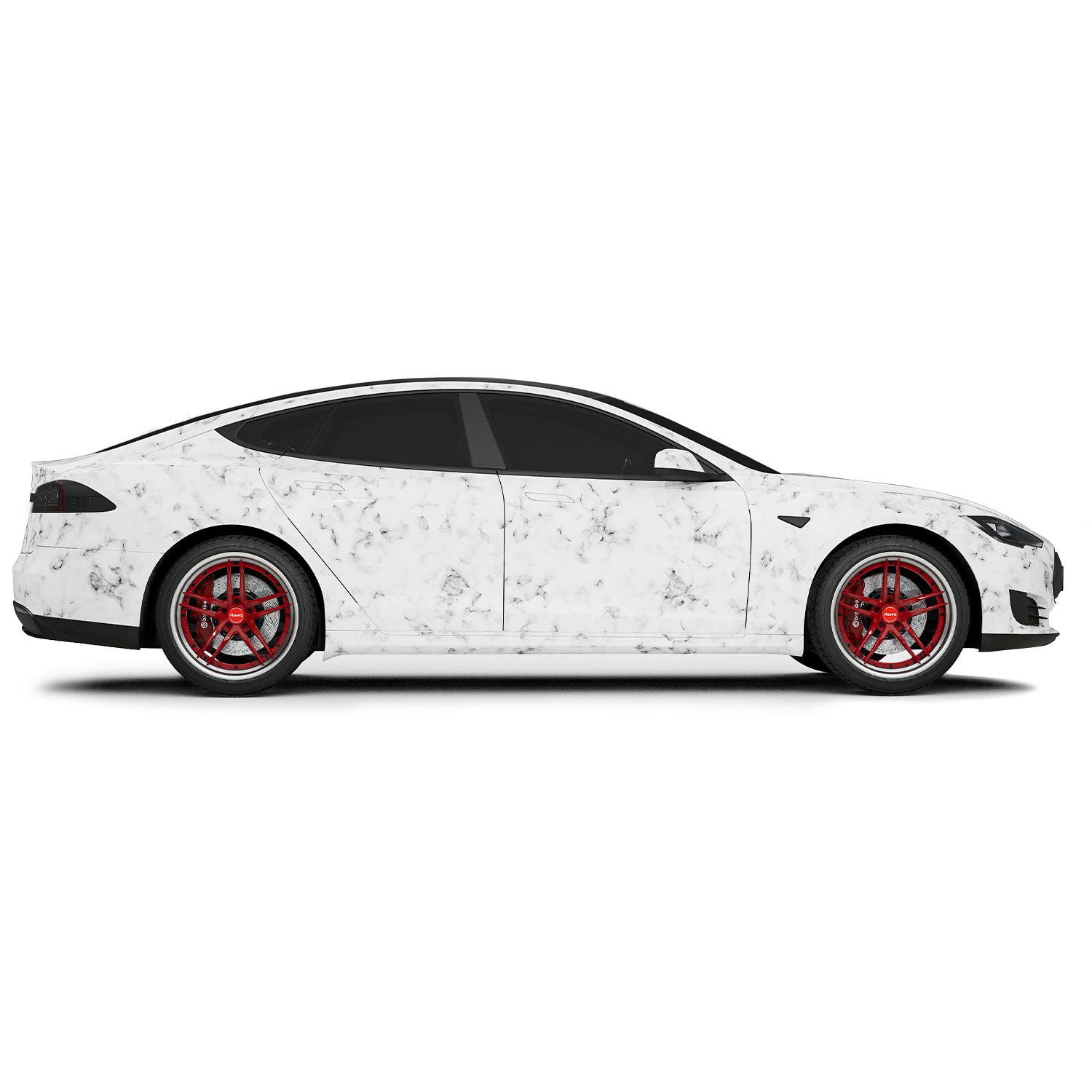 Ｖ-ＲＯＬＬ／ヴイロール Vicrez Vinyl Car Wrap Film vzv10448 Black White Granite