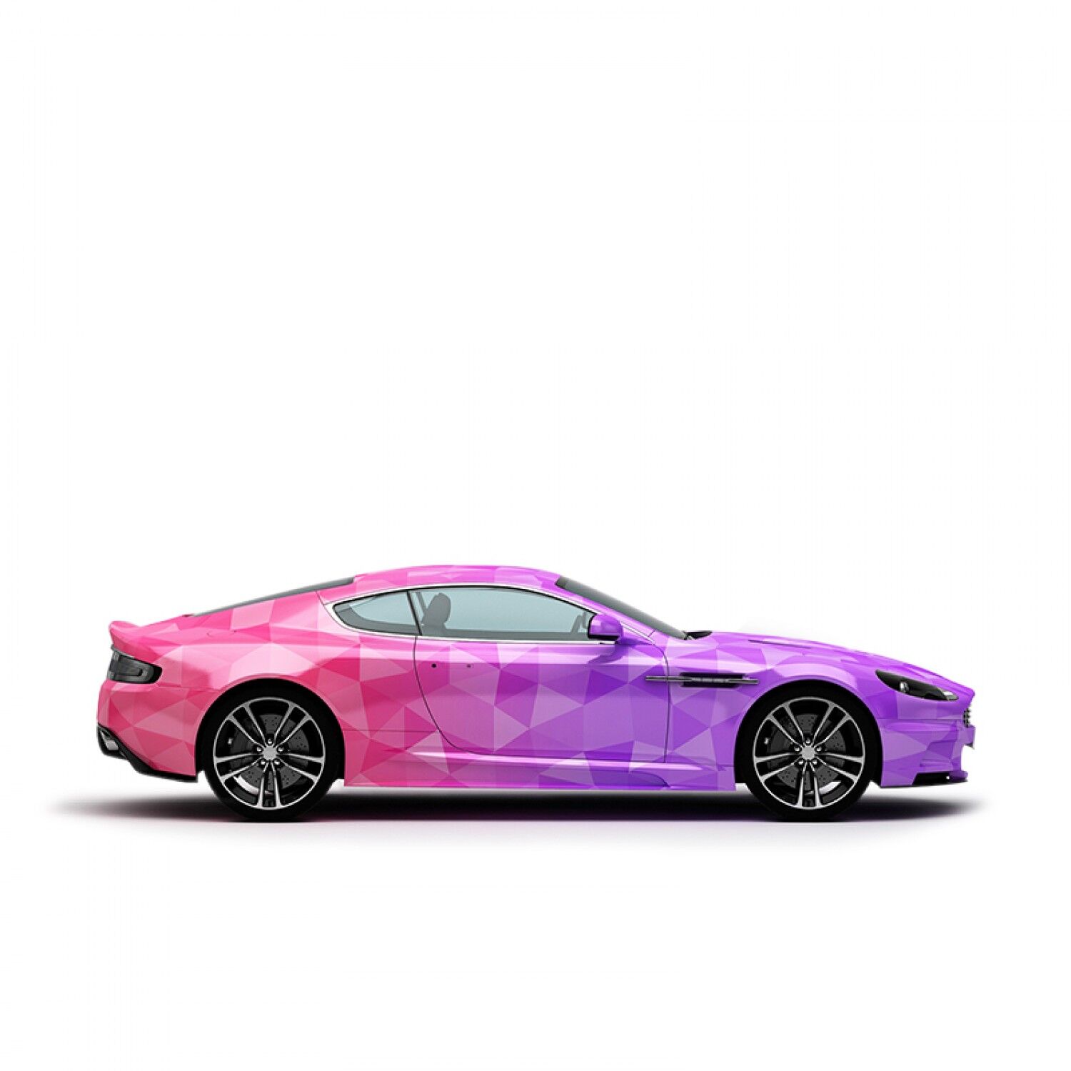 Vicrez Vinyl Car Wrap Film vzv10779 Purple To Pink Geometric