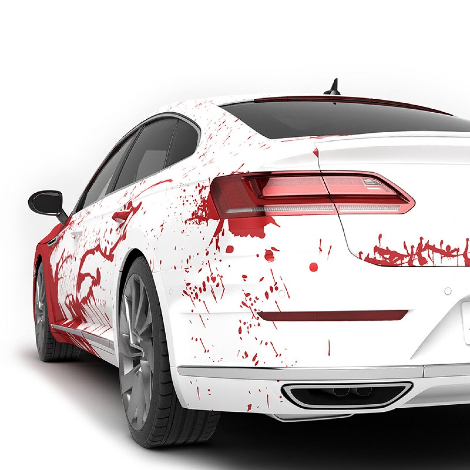 Vicrez Vinyl Car Wrap Film vzv10811 Red To White CSI