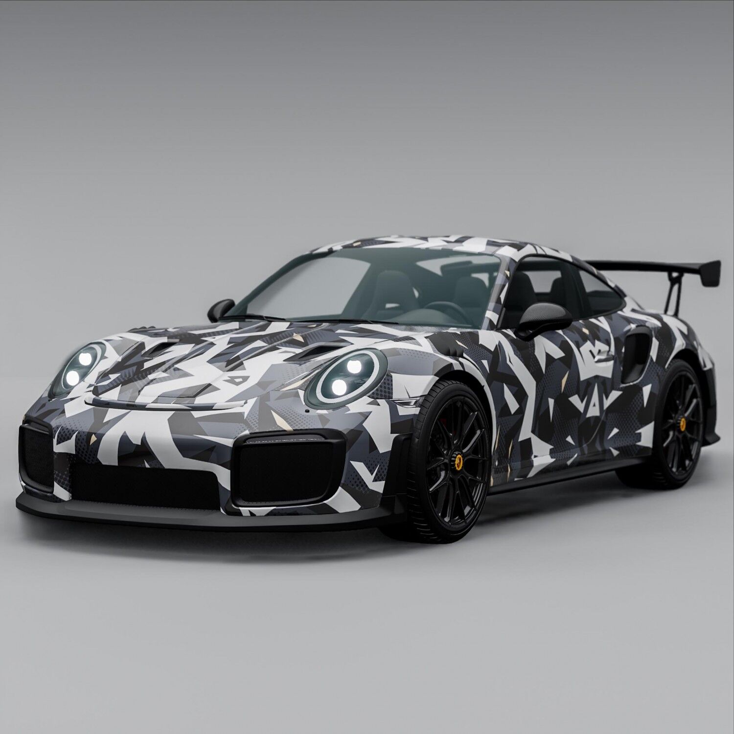 Black & White Abstract Vinyl