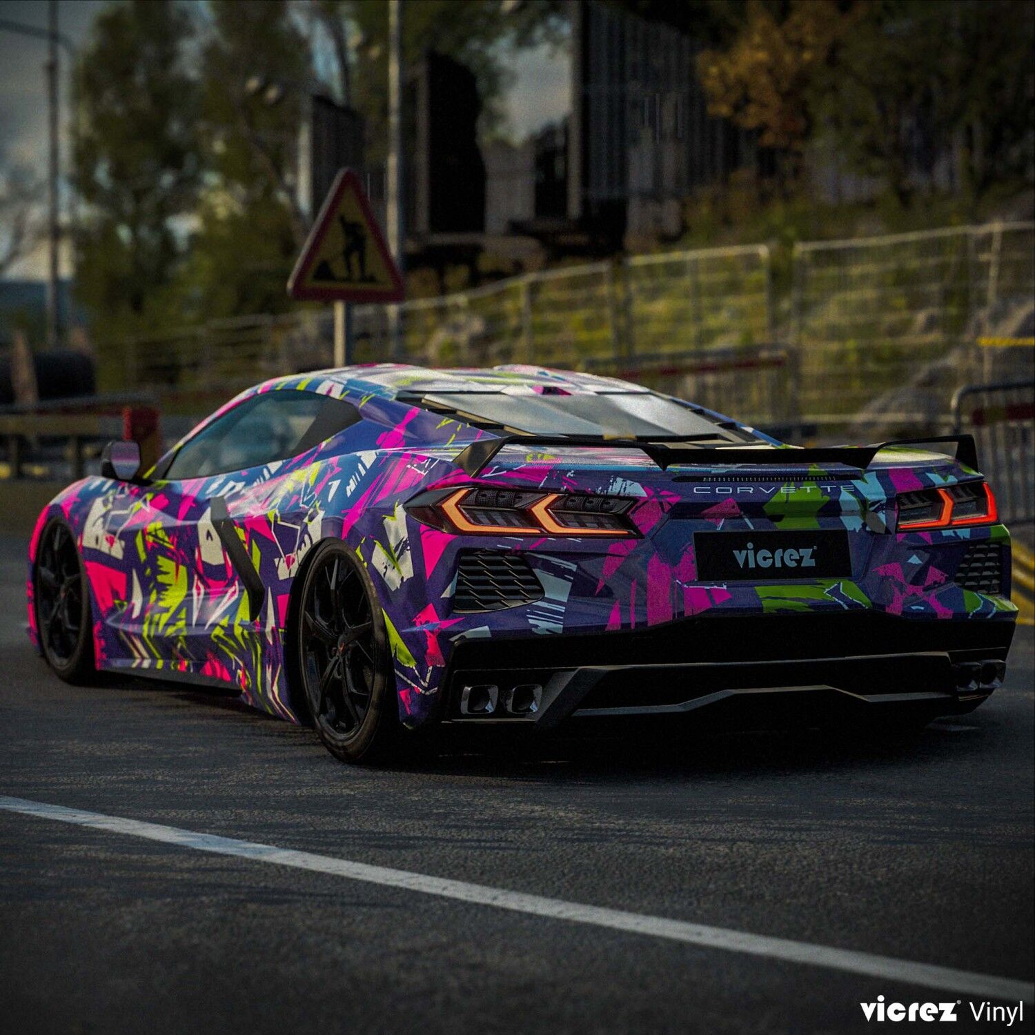 Vicrez Vinyl Car Wrap Film vzv10876 Kiwi Strawberry