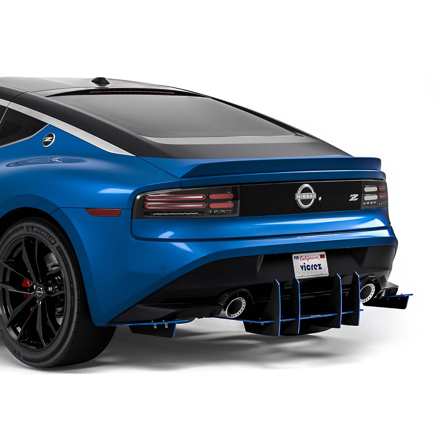 Vicrez VL5 Style Side Splitters vz101270 | Nissan Z 2022-2025