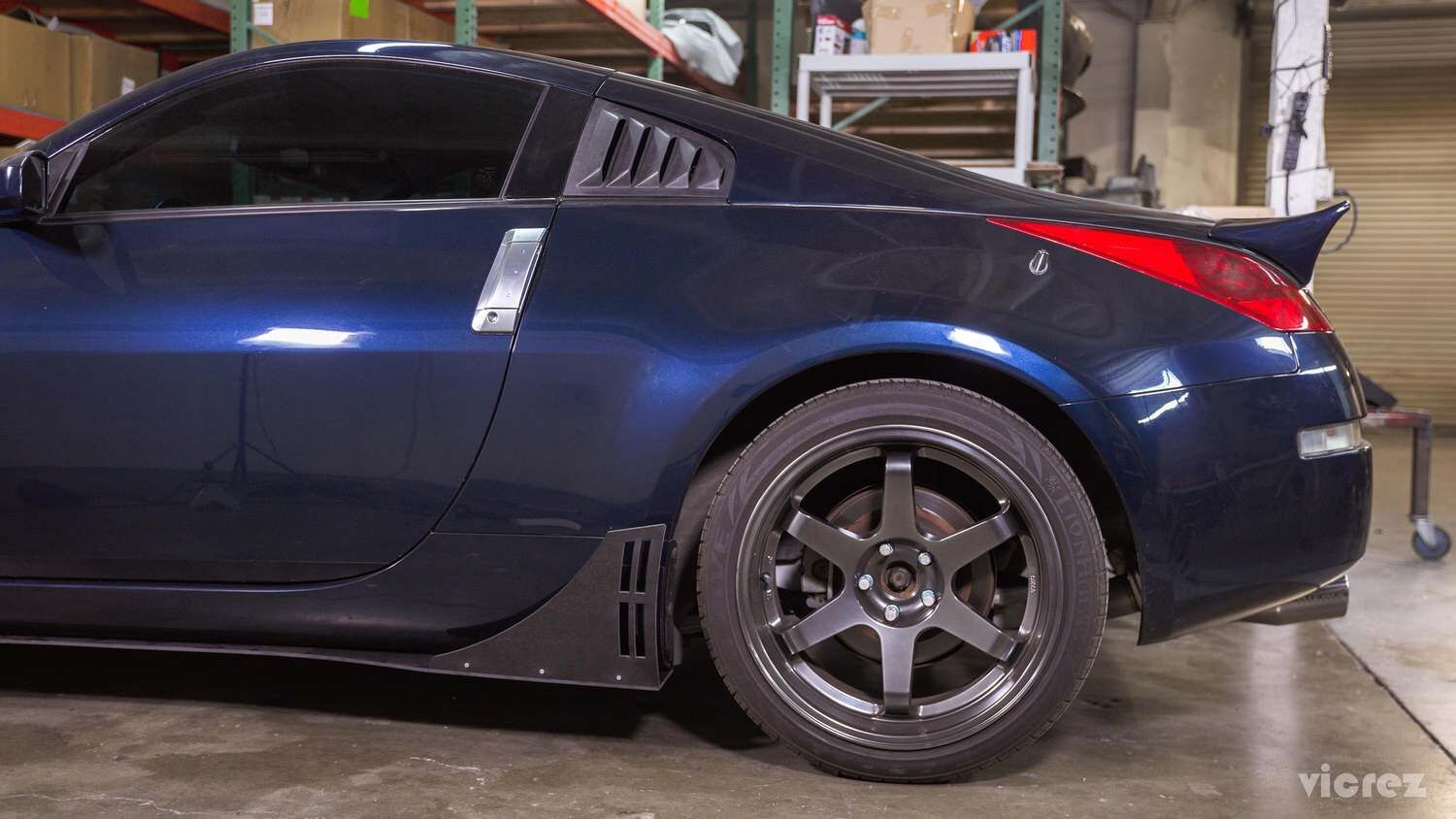 Vicrez Nissan 350z 2003-2008 Vulcano Pro Series Style Side