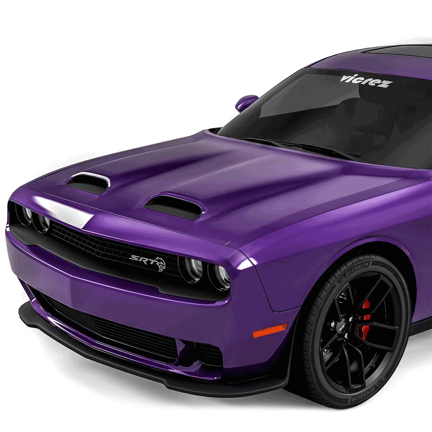 Vicrez Redeye Style Hood W/ Air Vent Scoop vz102320 | Dodge Vicrez Redeye Style Hood W/ Air Vent Scoop vz102320 | Dodge